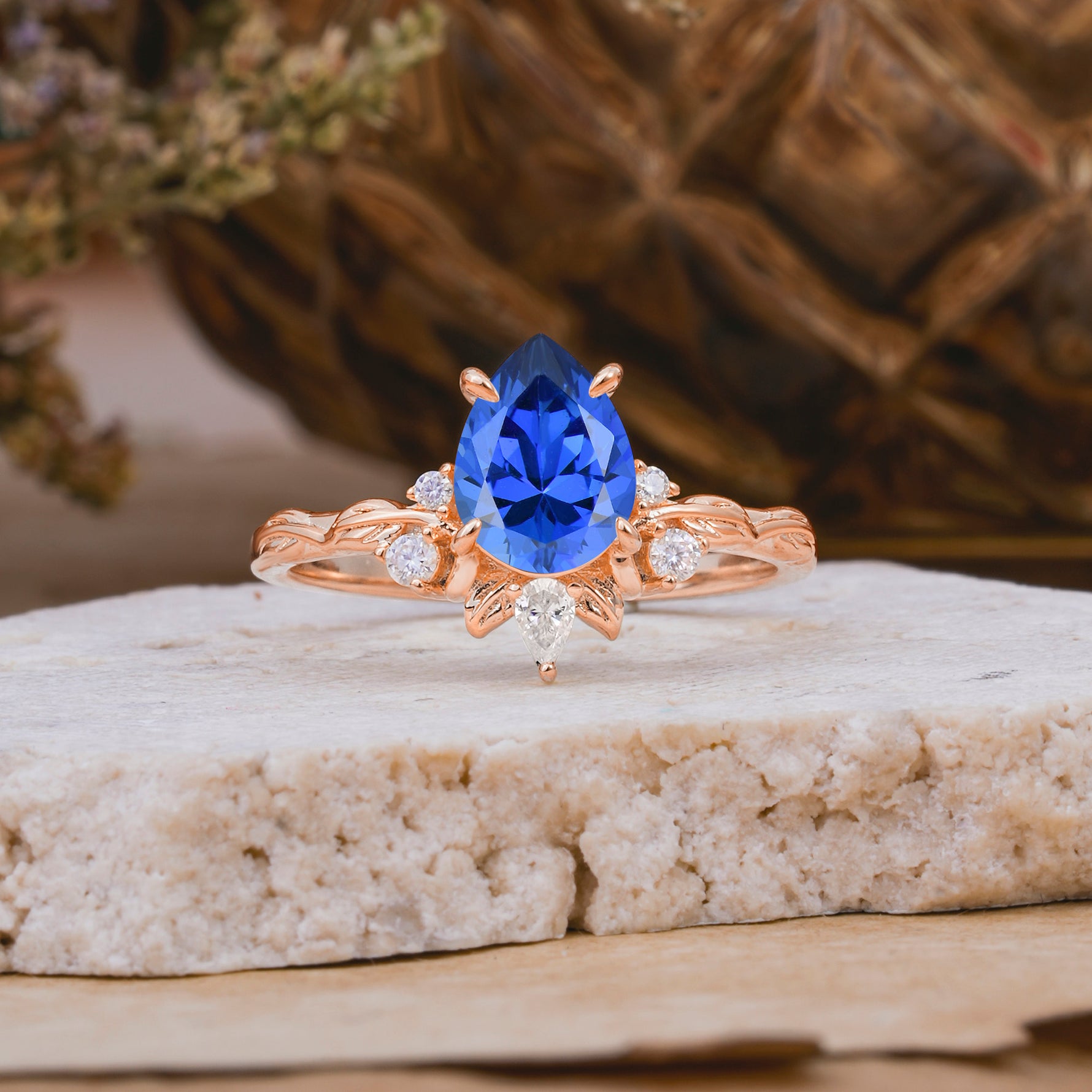 SR16996 Sapphire Ring - Additional view