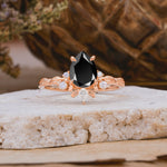 SR16996 Black Onyx Ring - Additional view