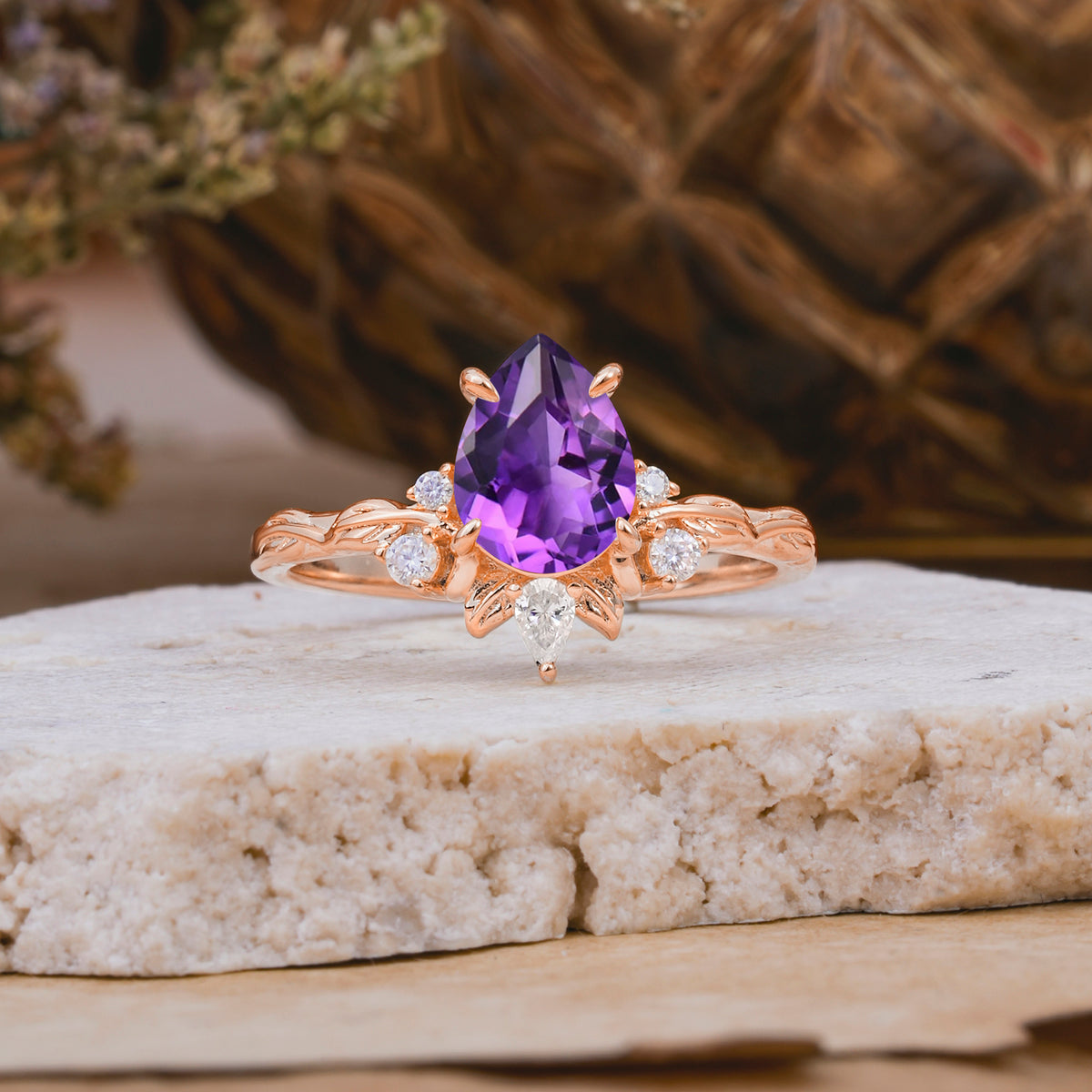 SR16996 Amethyst Ring - Additional view