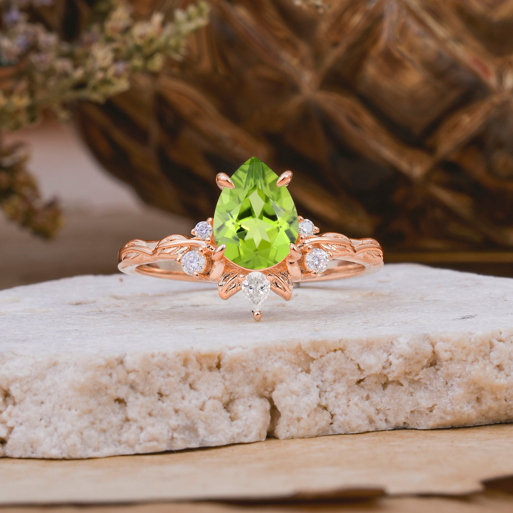 SR16996 Peridot Ring - Additional view