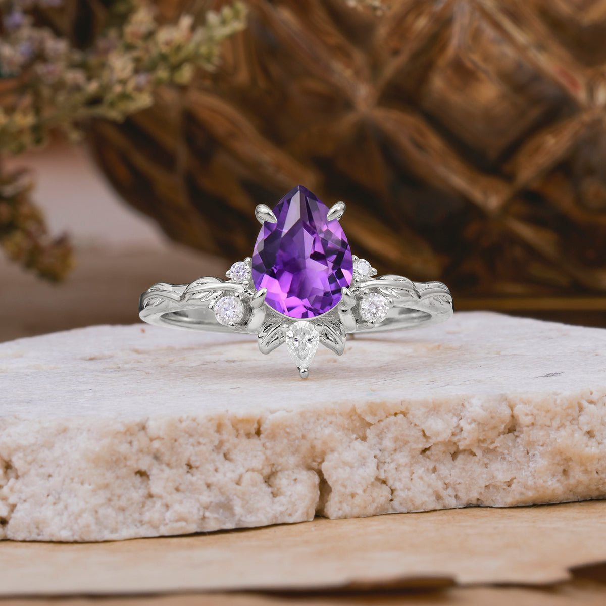SR16996 Amethyst Ring - Additional view