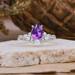 SR16996 Amethyst Ring - Additional view