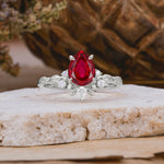 SR16996 Ruby Ring - Additional view