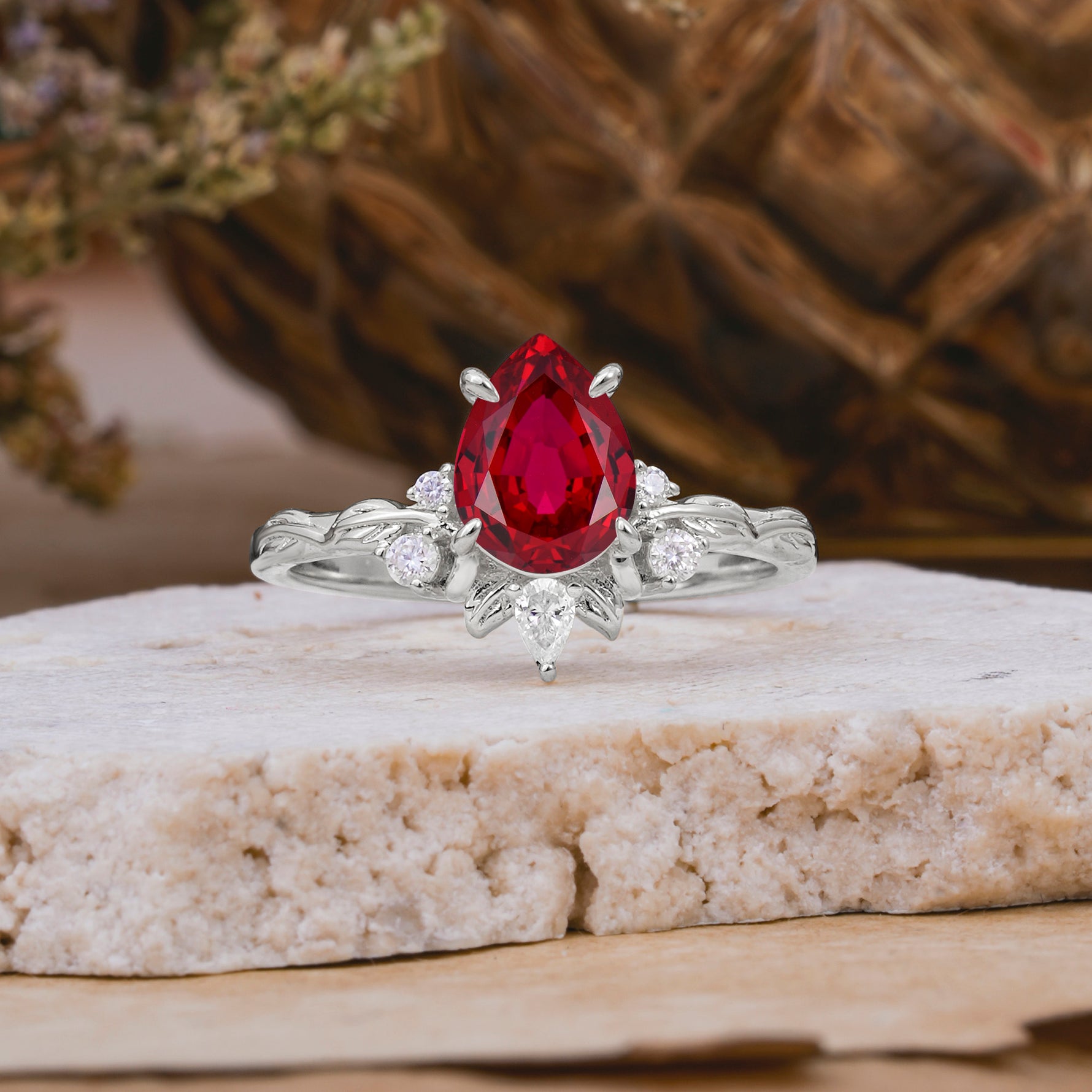SR16996 Ruby Ring - Additional view