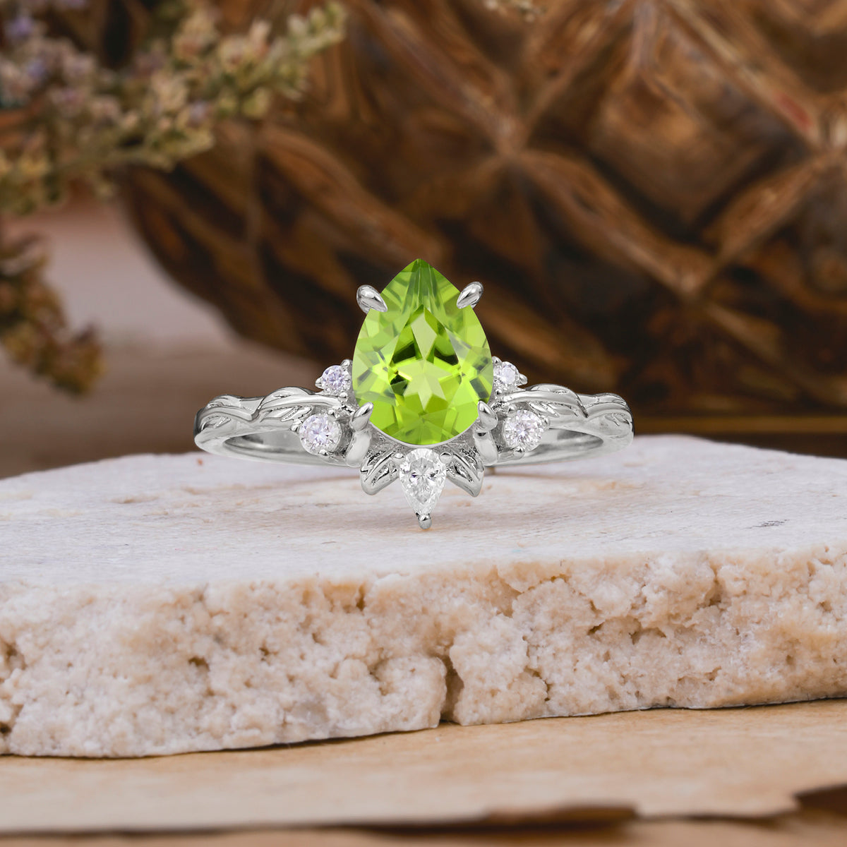 SR16996 Peridot Ring - Additional view