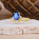 SR16996 Sapphire Ring - Rose-Gold