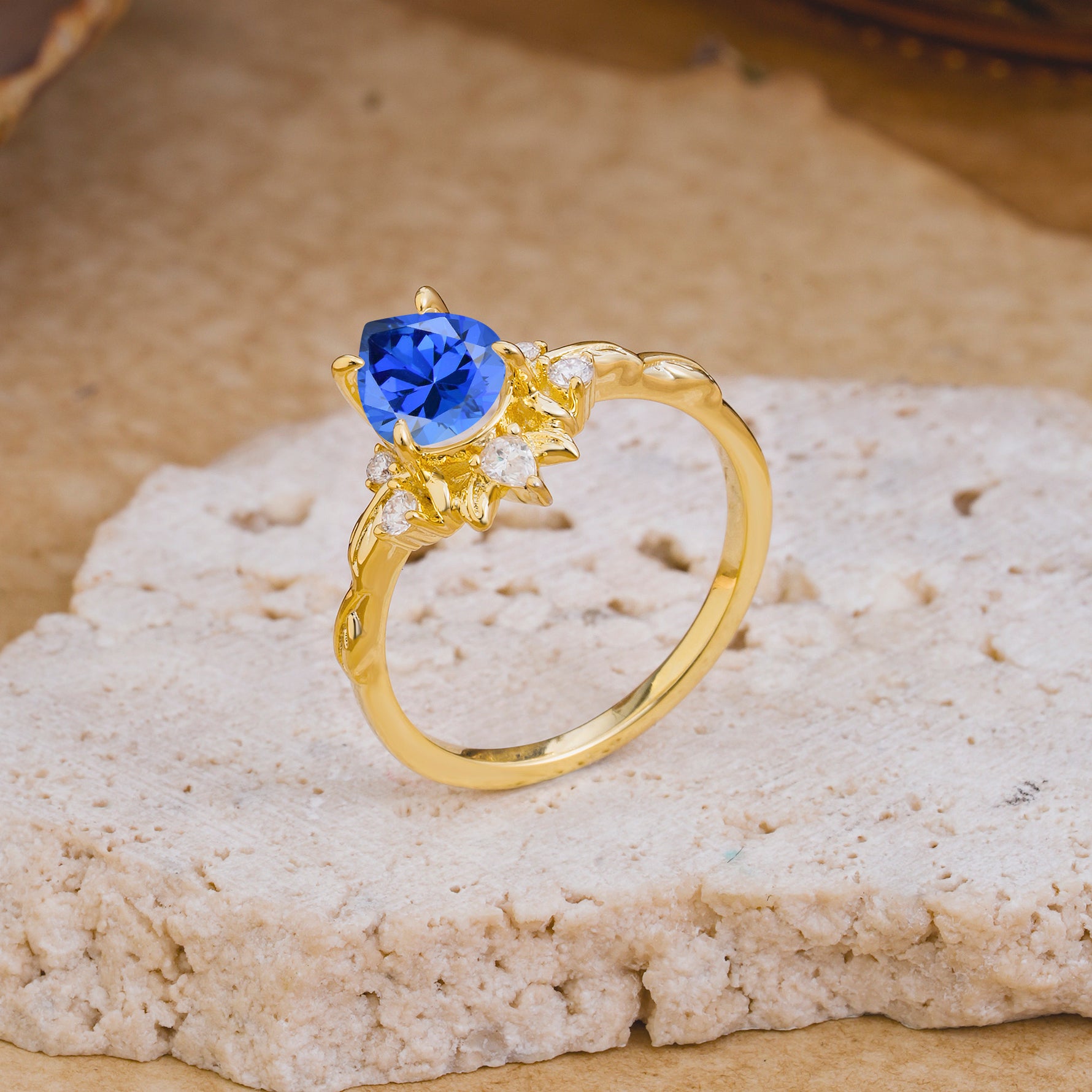 SR16996 Sapphire Ring - Additional view