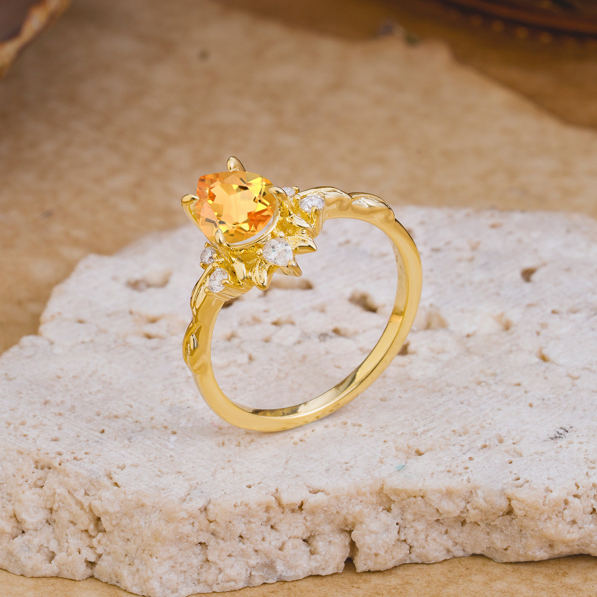 SR16996 Citrine Ring - Additional view