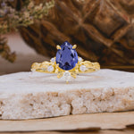 SR16996 Tanzanite Ring - Yellow-Gold