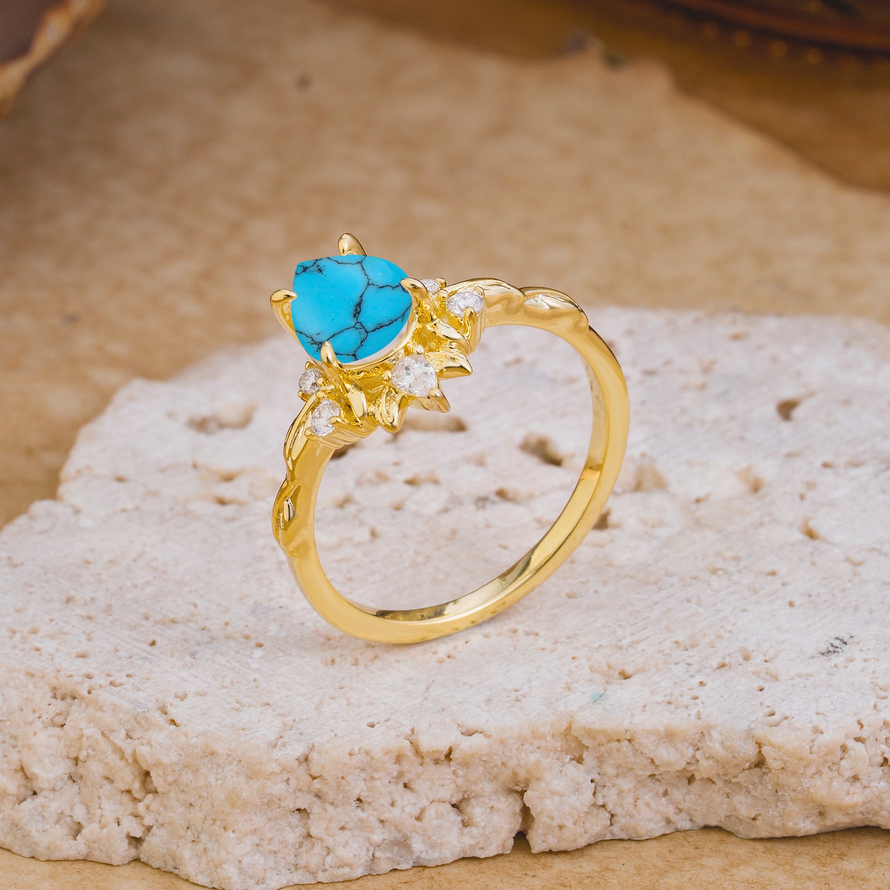 SR16996 Turquoise Ring - Additional view