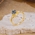 SR16996 Black Rutilated Quartz Ring - Additional view