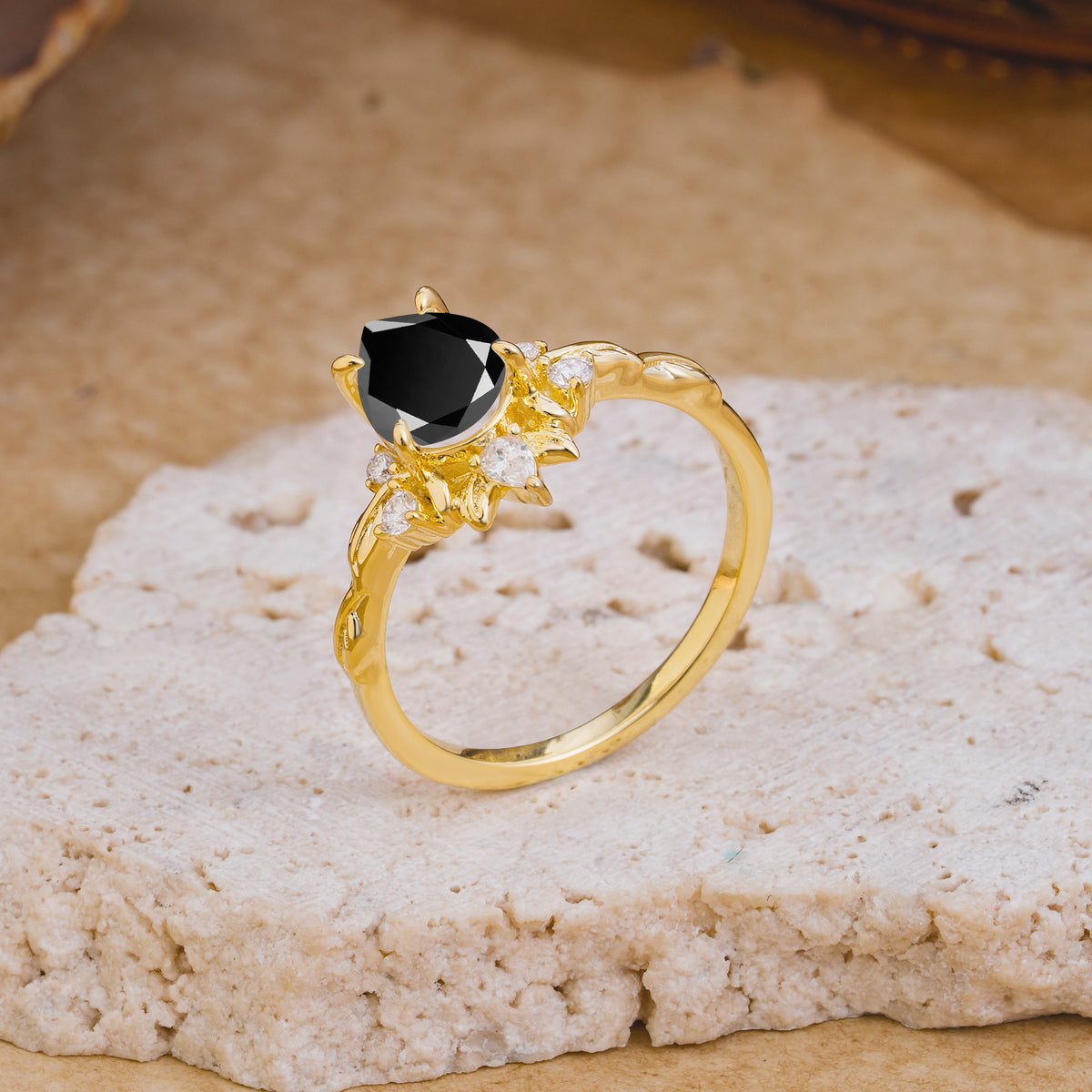 SR16996 Black Onyx Ring - Additional view