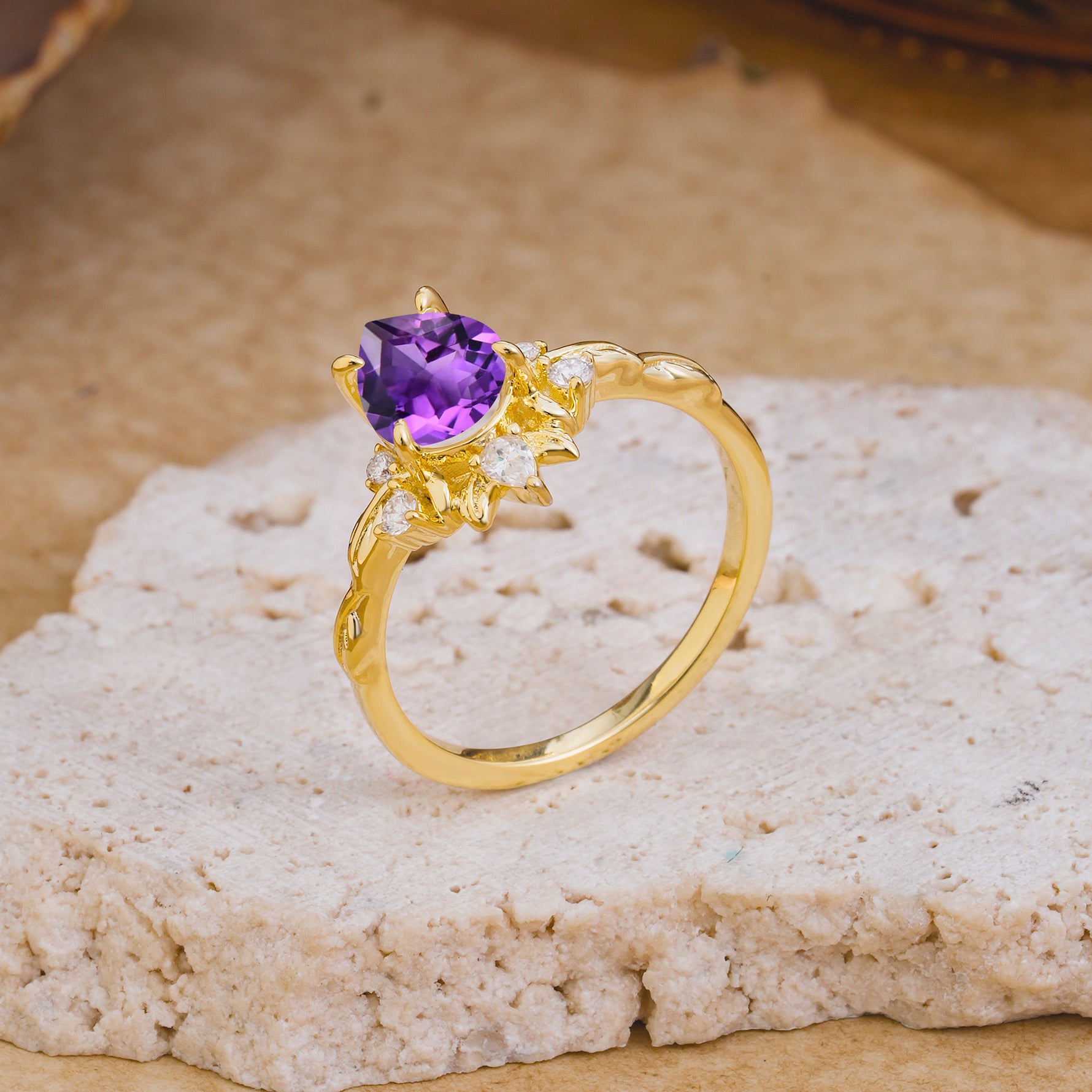 SR16996 Amethyst Ring - Additional view