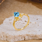 SR16996 Aquamarine Ring - Additional view