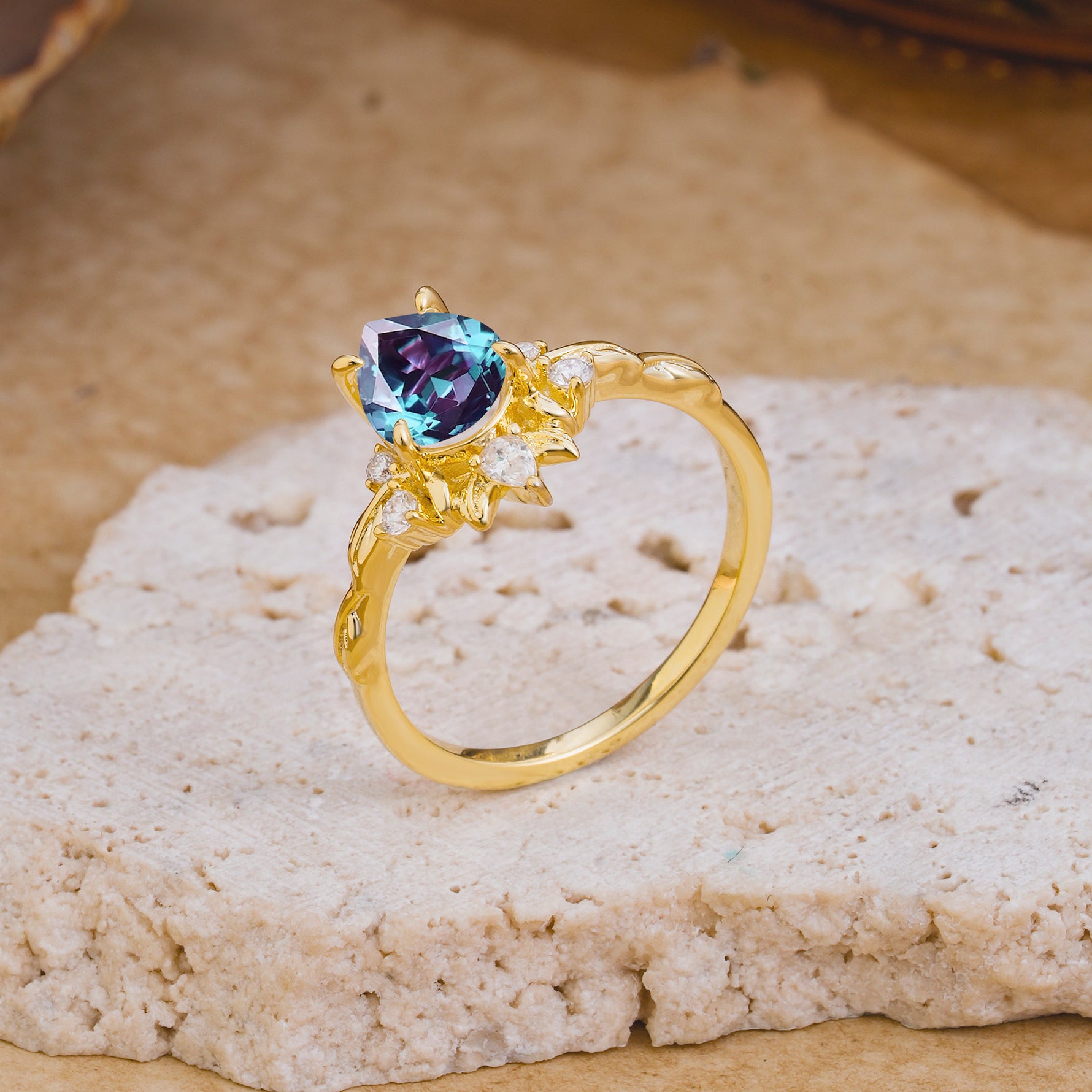 SR16996 Alexandrite Ring - Additional view