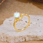 SR16996 Moonstone Ring - Additional view