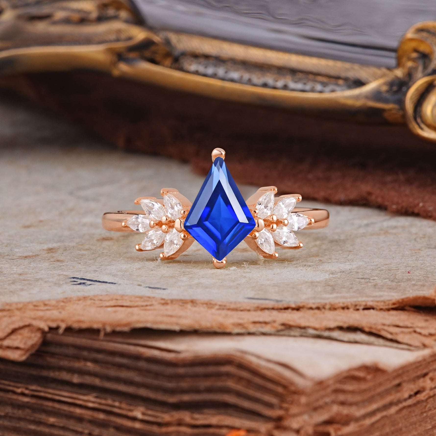 SR17017 Sapphire Ring - Additional view