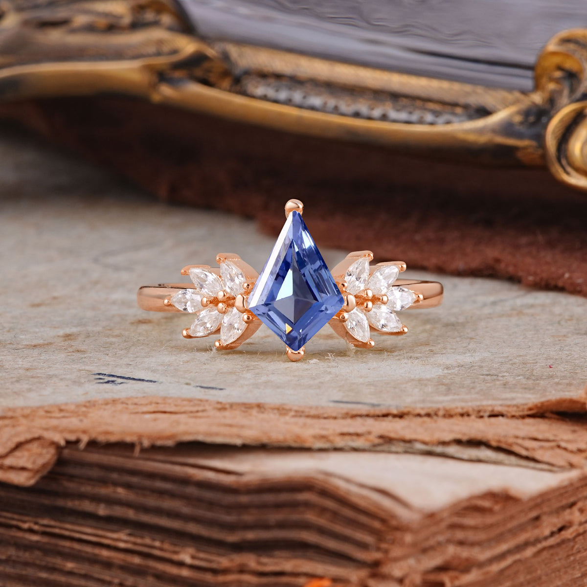 SR17017 Tanzanite Ring - Additional view