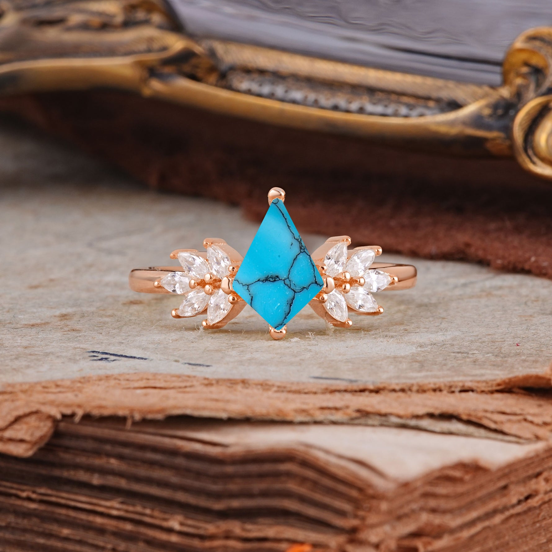SR17017 Turquoise Ring - Additional view