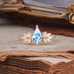 SR17017 Aquamarine Ring - Additional view