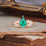 SR17017 Emerald Ring - Additional view