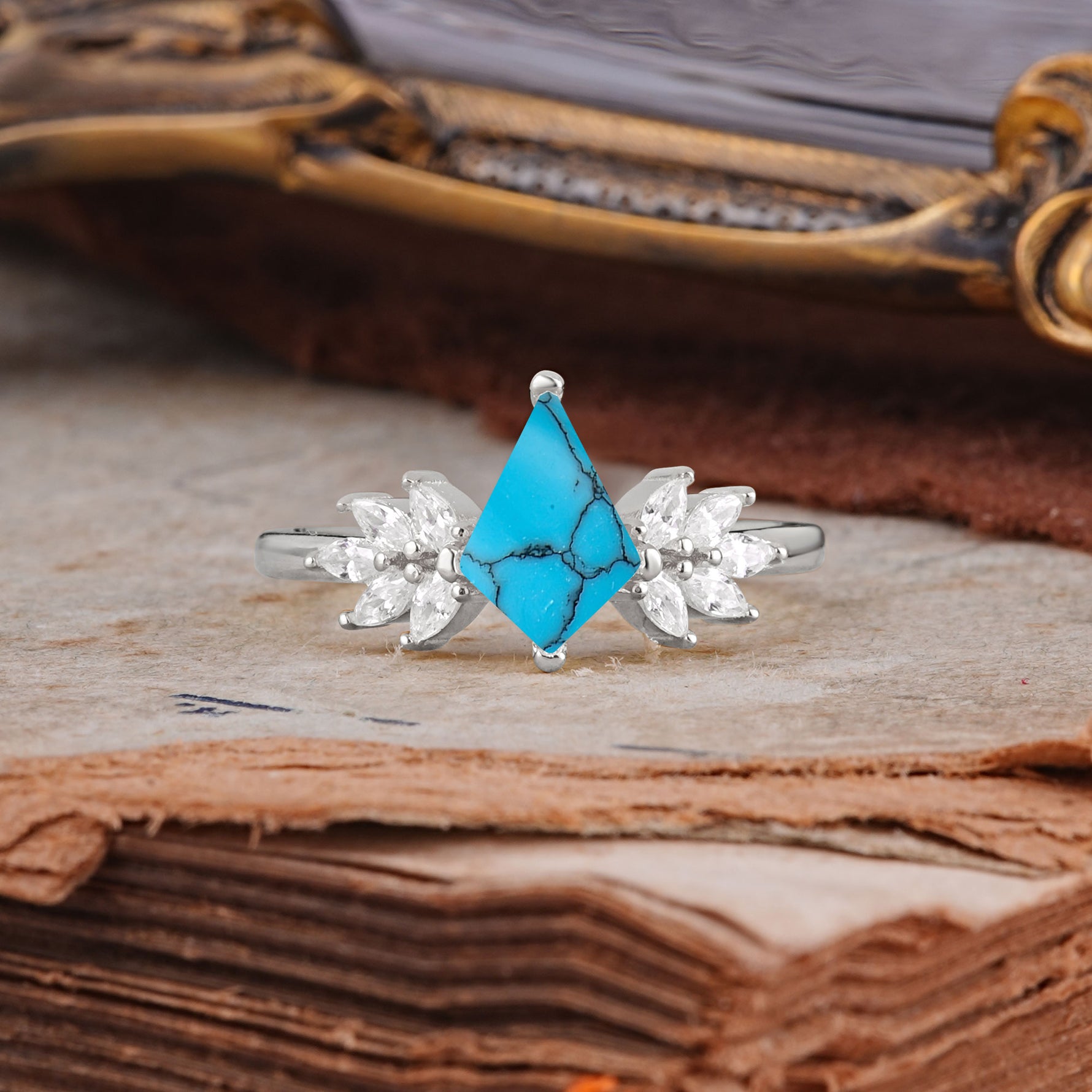 SR17017 Turquoise Ring - Additional view