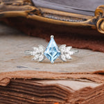 SR17017 Aquamarine Ring - Additional view