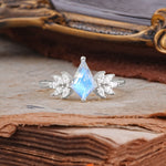 SR17017 Moonstone Ring - Additional view