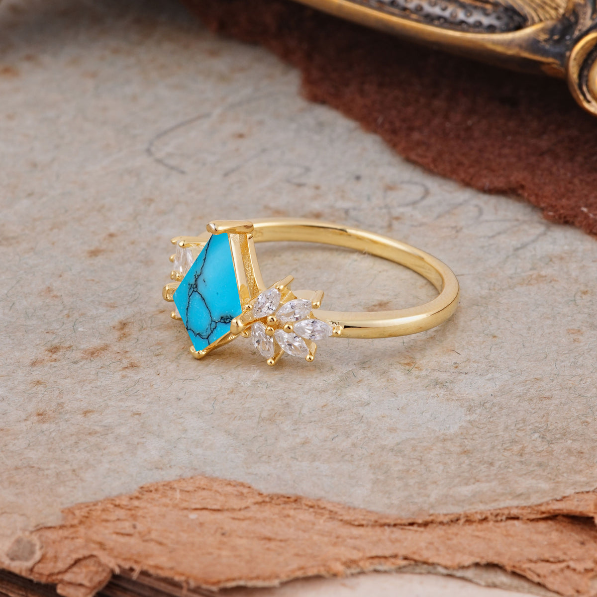 SR17017 Turquoise Ring - Additional view