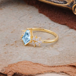 SR17017 Aquamarine Ring - Additional view