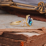 SR17017 Alexandrite Ring - Rose-Gold