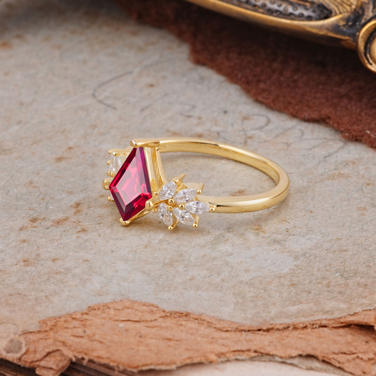 SR17017 Ruby Ring - Additional view