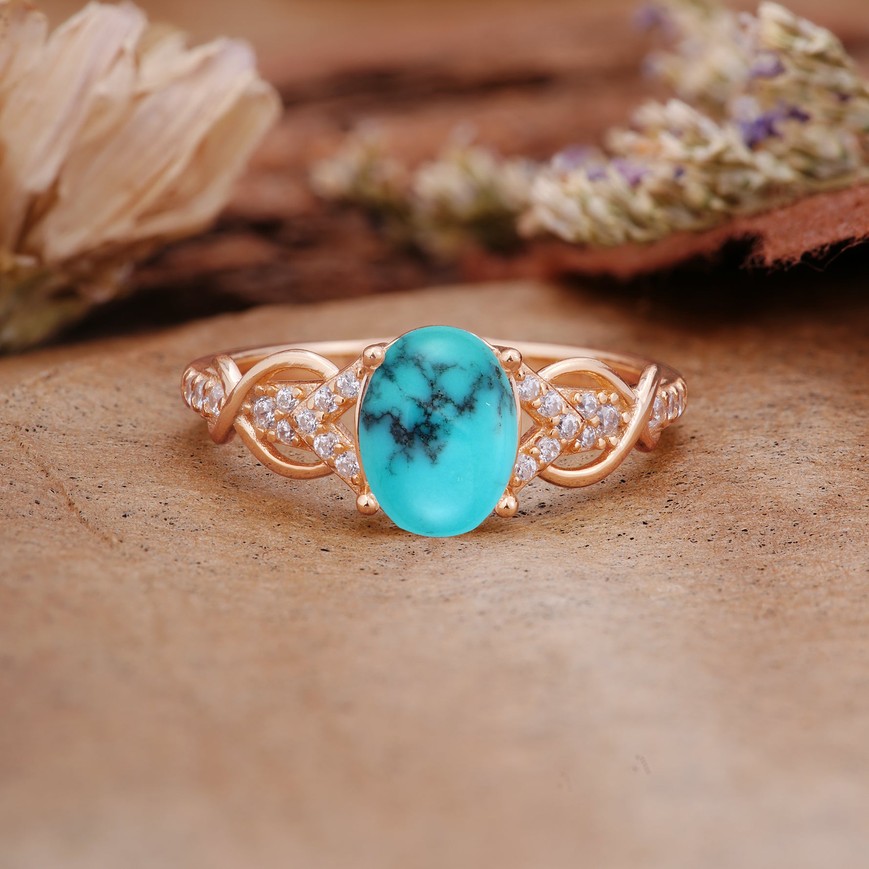 SR17022 Turquoise Ring - Additional view