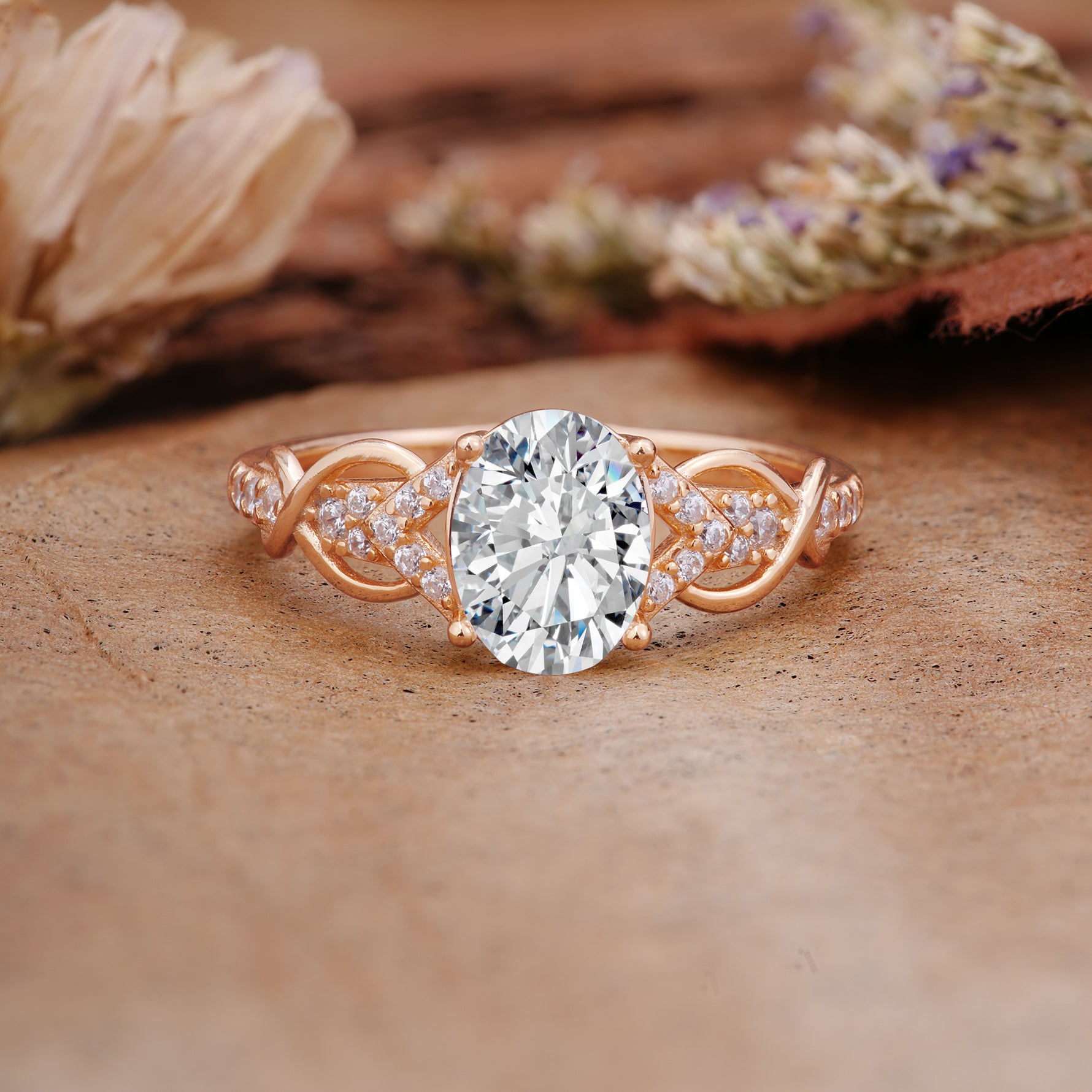 SR17022 Lab Diamond Ring - Additional view