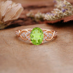 SR17022 Peridot Ring - Additional view