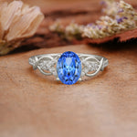 SR17022 Sapphire Ring - Additional view