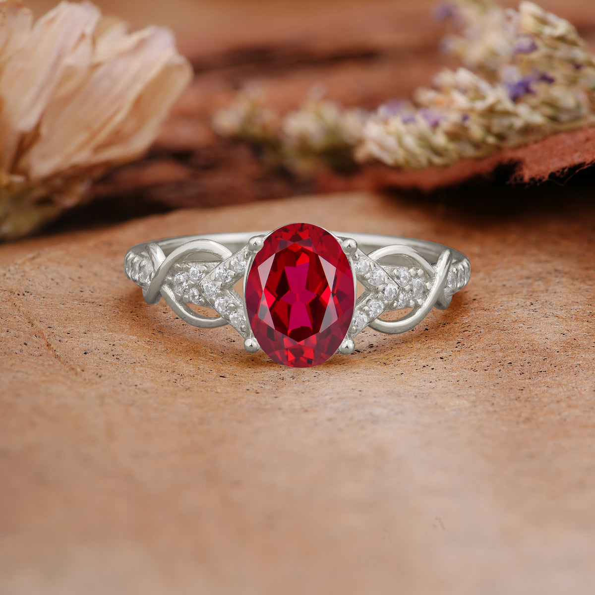 SR17022 Ruby Ring - Additional view