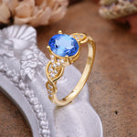 SR17022 Sapphire Ring - Additional view