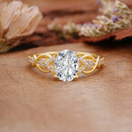 SR17022 Lab Diamond Ring - Yellow-Gold