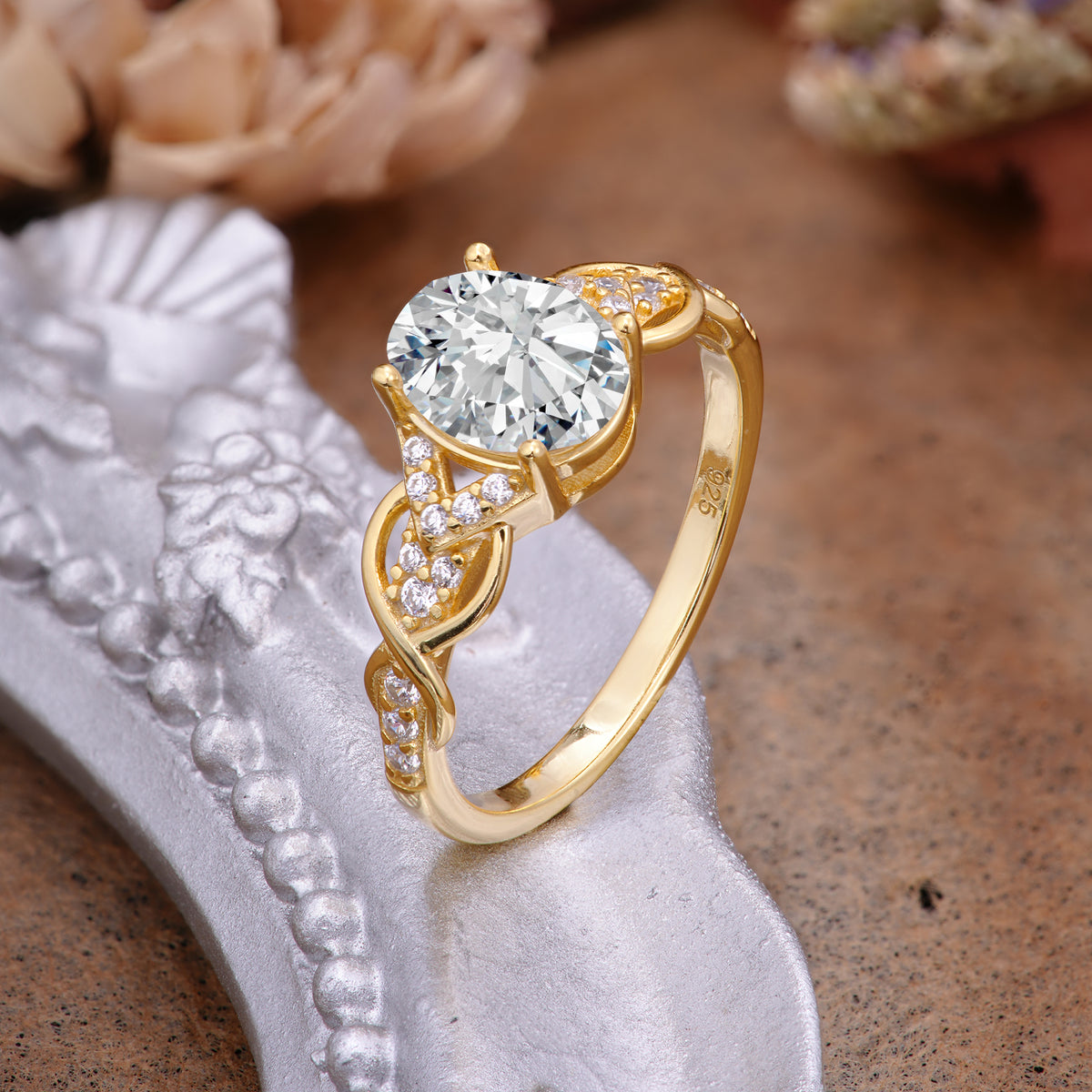 SR17022 Lab Diamond Ring - Additional view