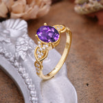 SR17022 Amethyst Ring - Additional view