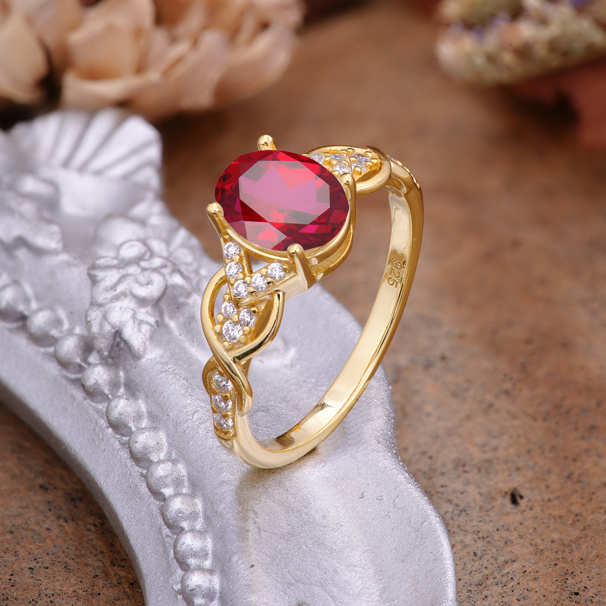 SR17022 Ruby Ring - Additional view