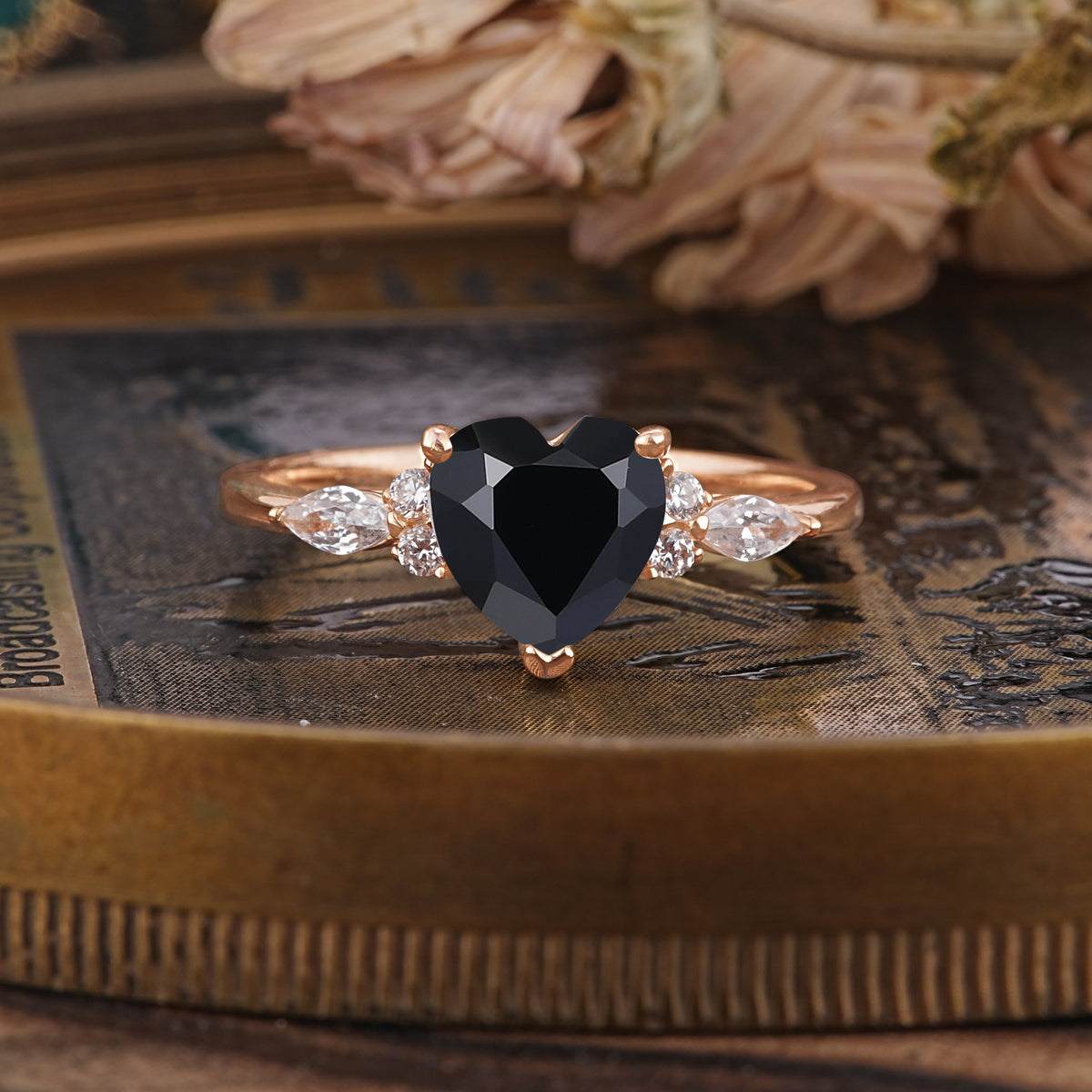 SR17025 Black Onyx Ring - Additional view