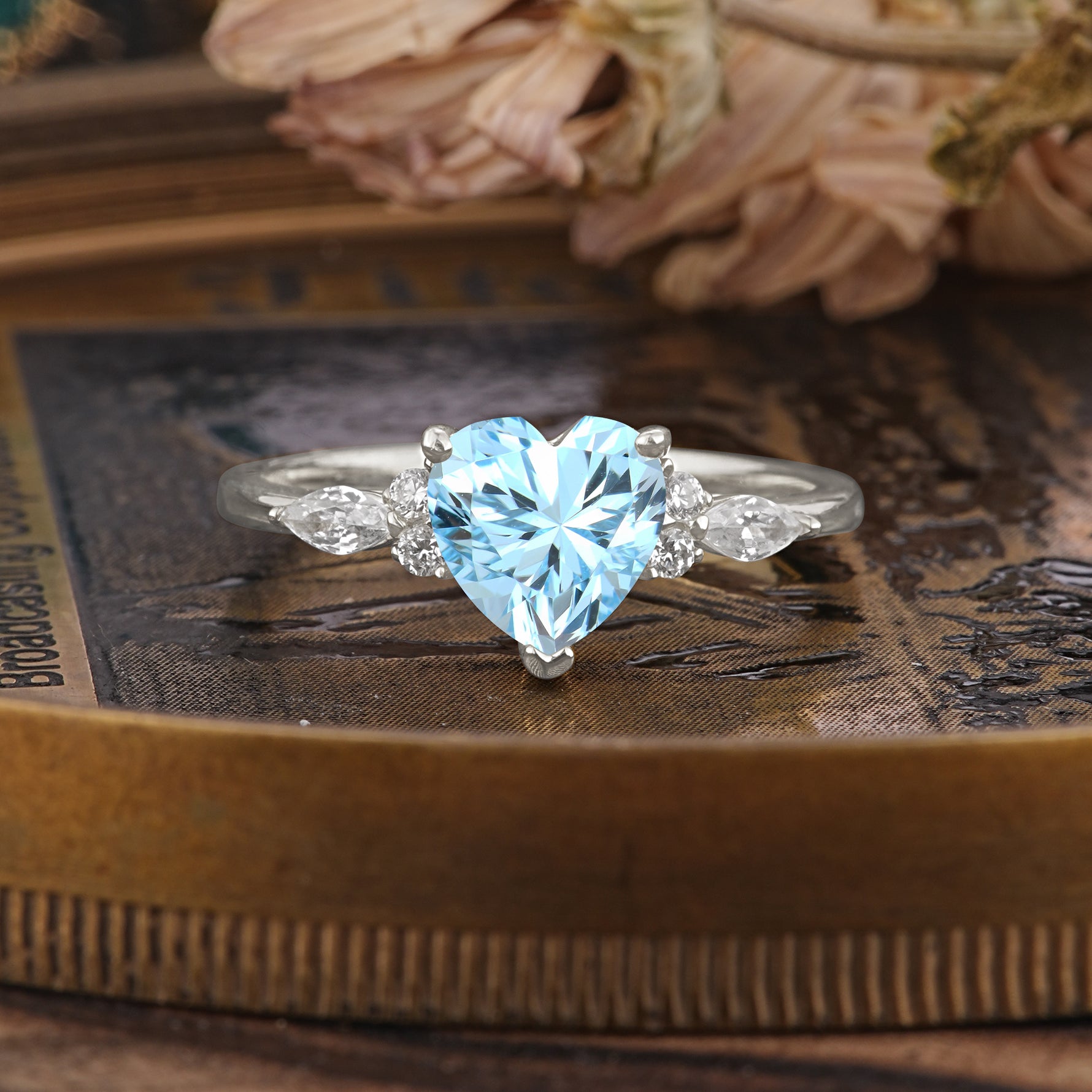 SR17025 Aquamarine Ring - Additional view