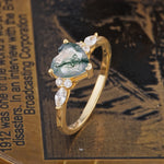 SR17025 Moss Agate Ring - Additional view