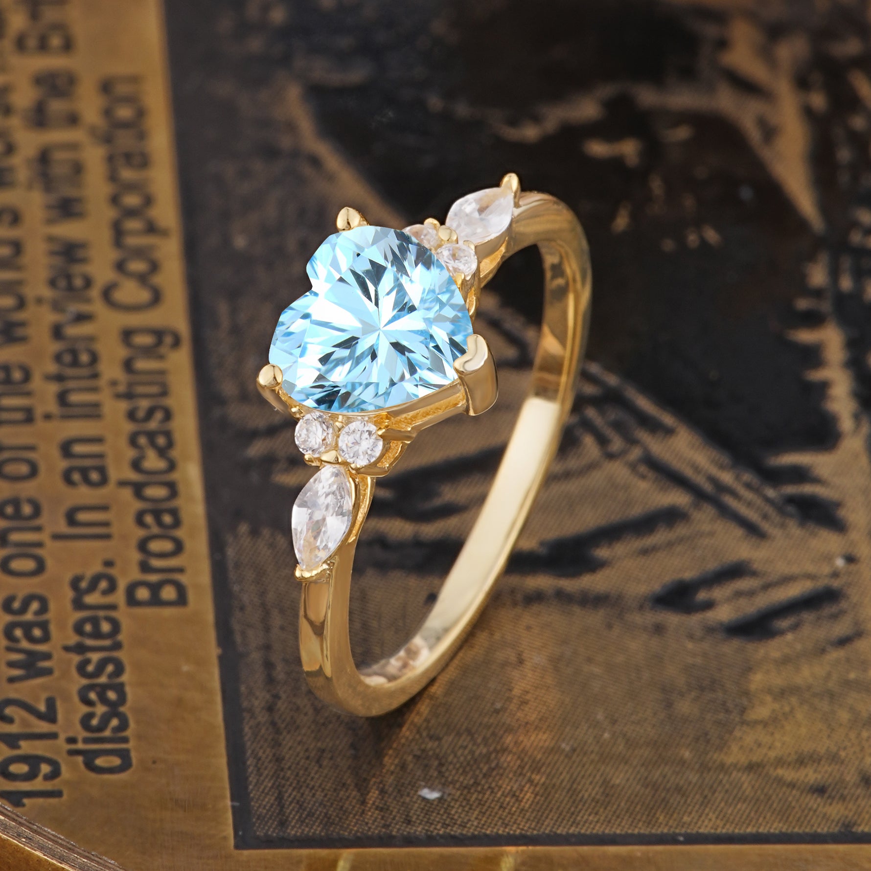 SR17025 Aquamarine Ring - Additional view
