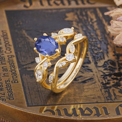 Luxury Oval Cut Tanzanite Engagement Ring