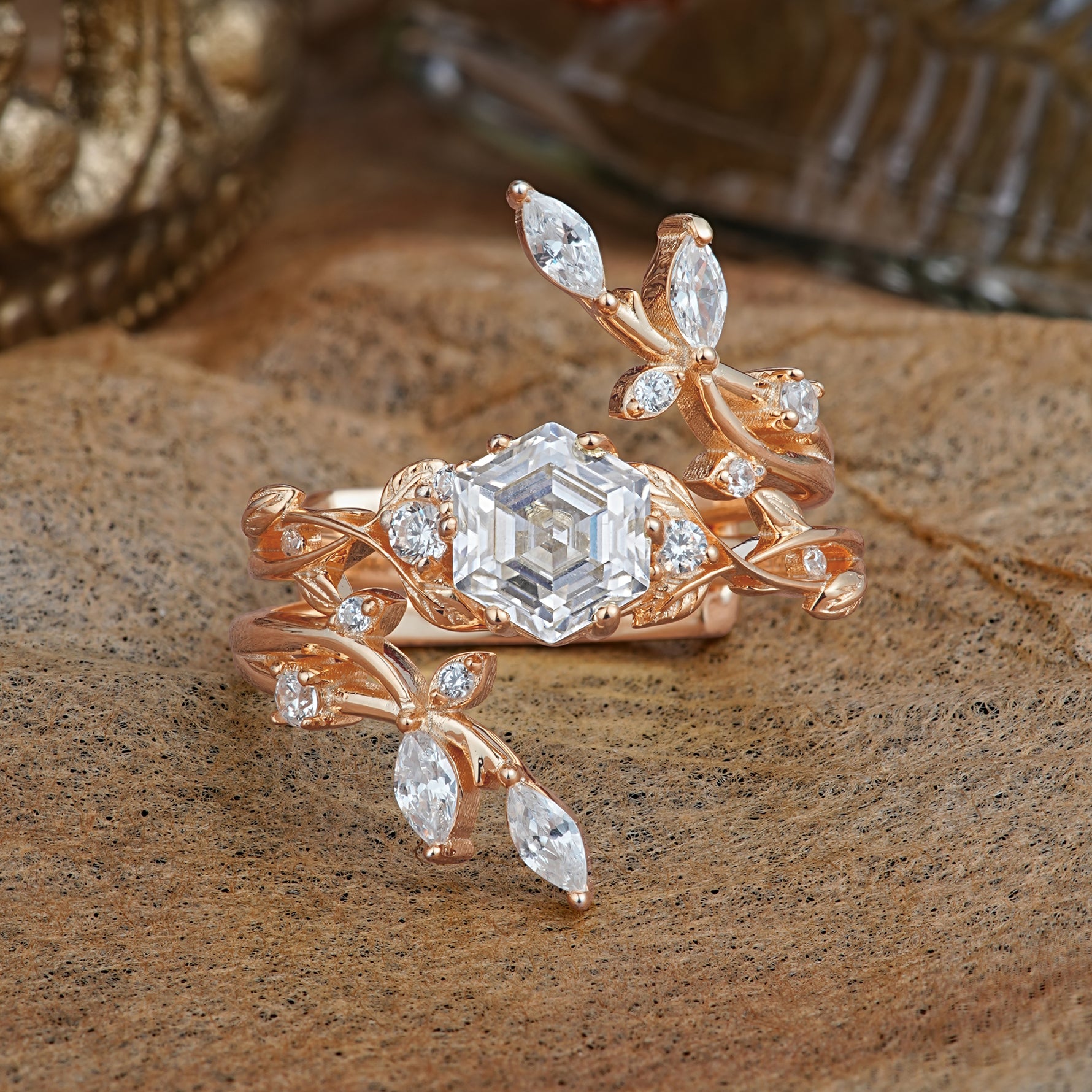 SR17146 Moissanite Ring - Additional view