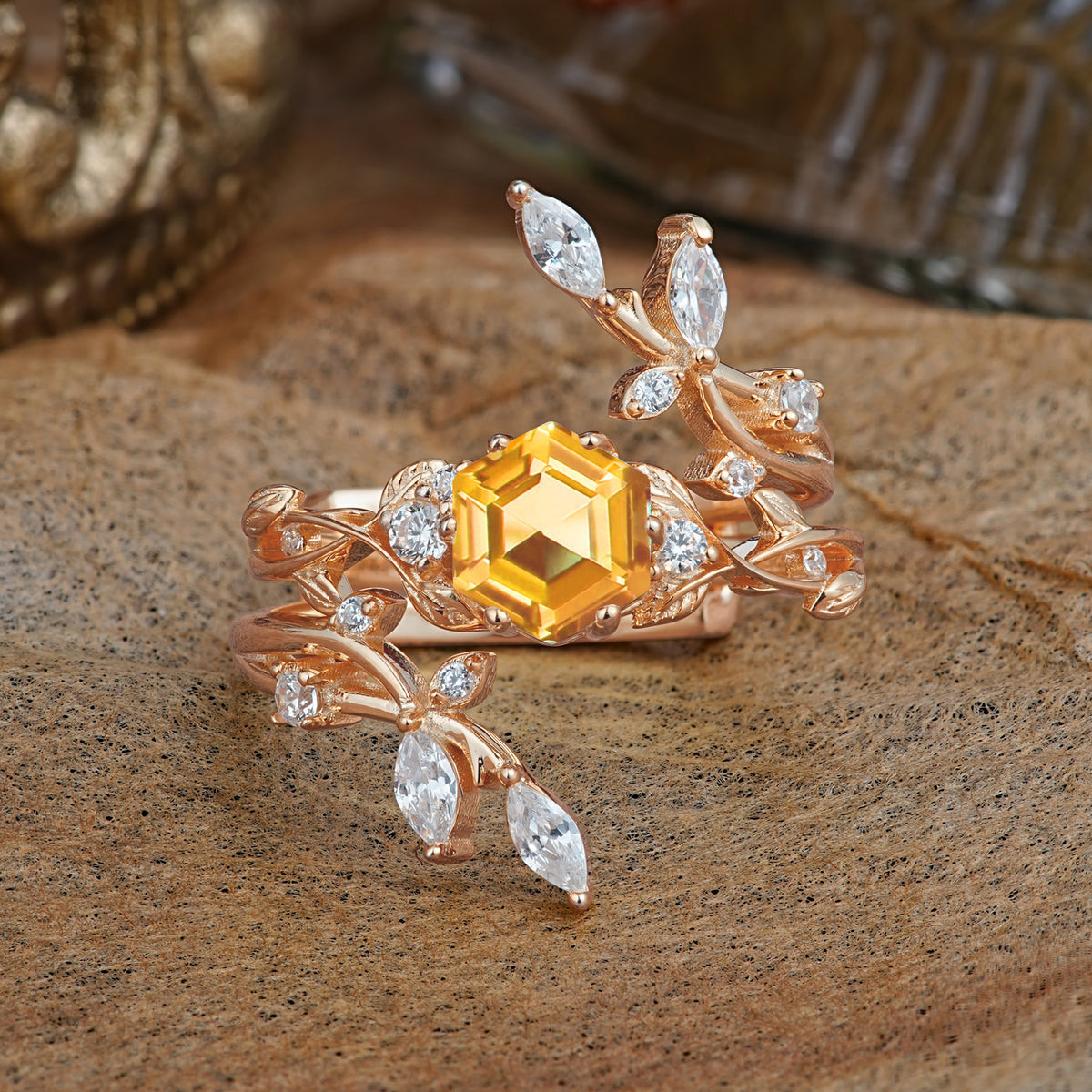 SR17146 Citrine Ring - Additional view