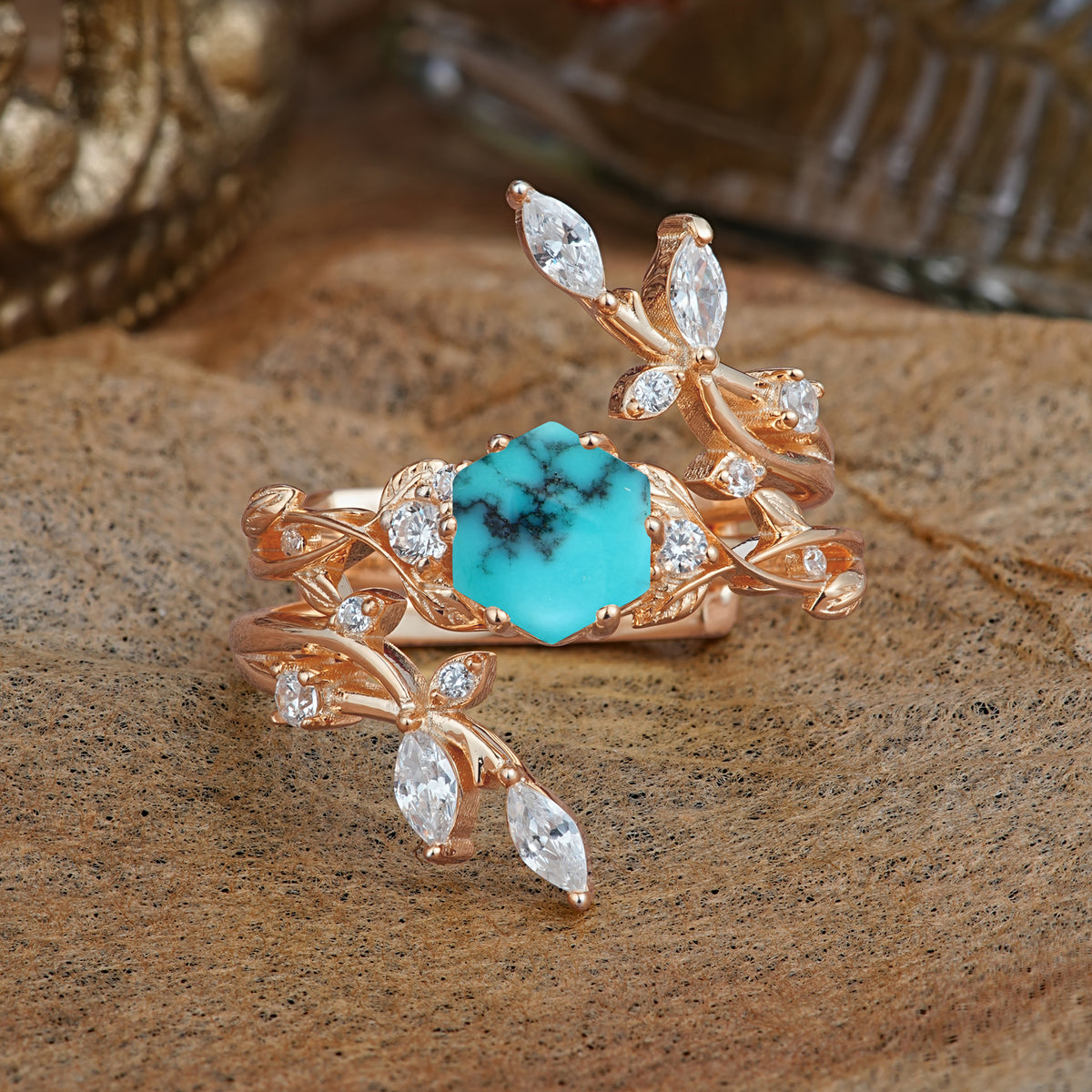 SR17146 Turquoise Ring - Additional view